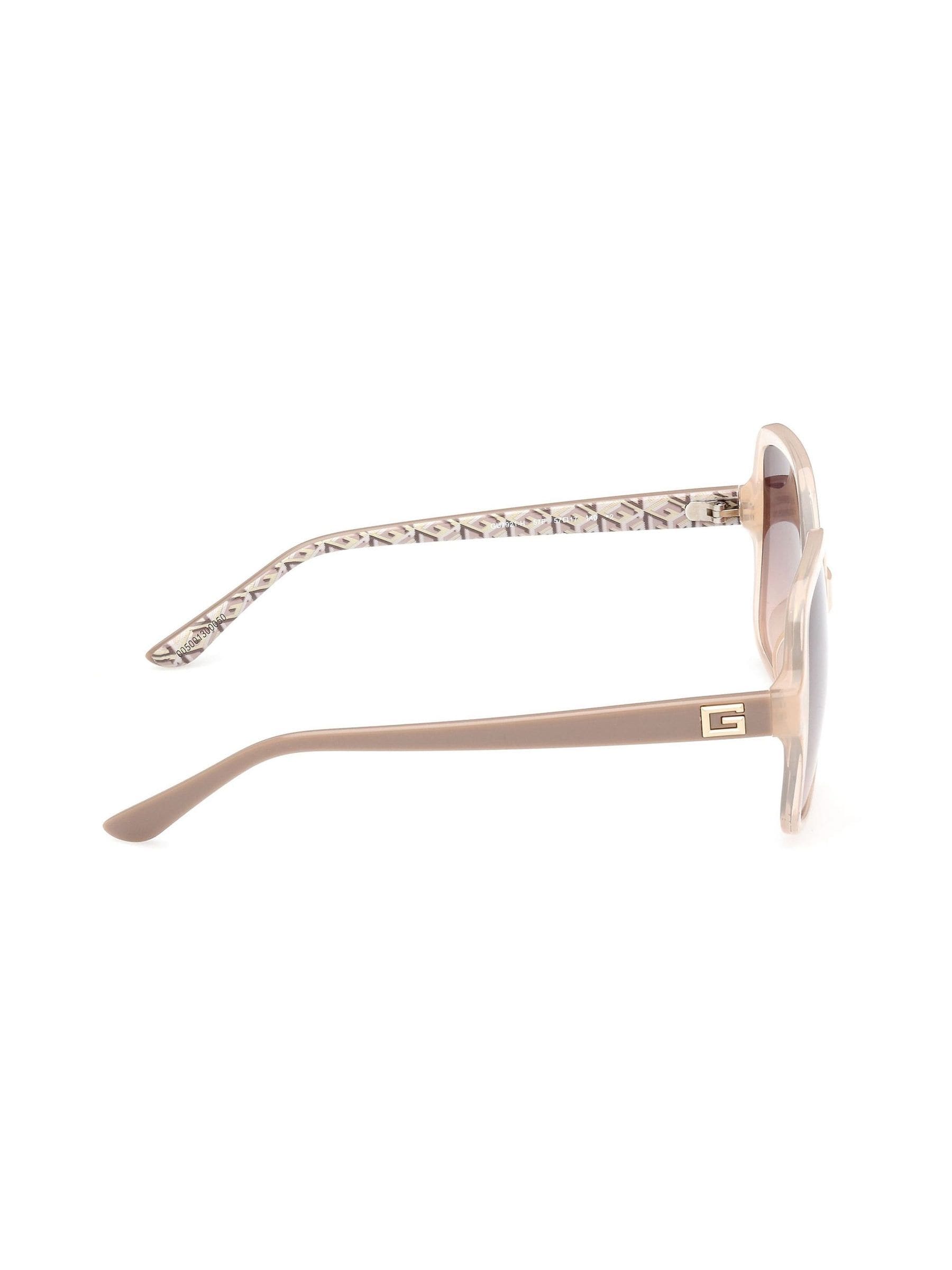 Guess Natural Oversized Shiny Sunglasses (British brand)
