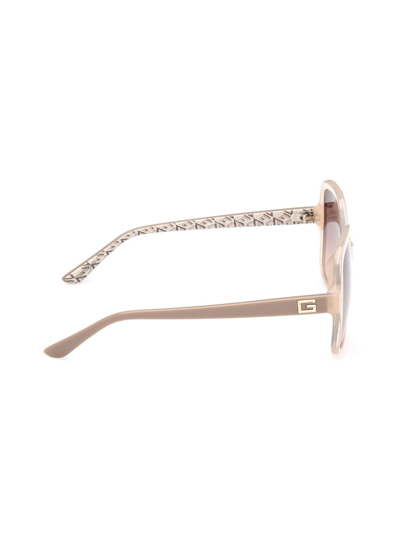 Guess Natural Oversized Shiny Sunglasses (British brand)