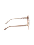 Guess Natural Oversized Shiny Sunglasses (British brand)