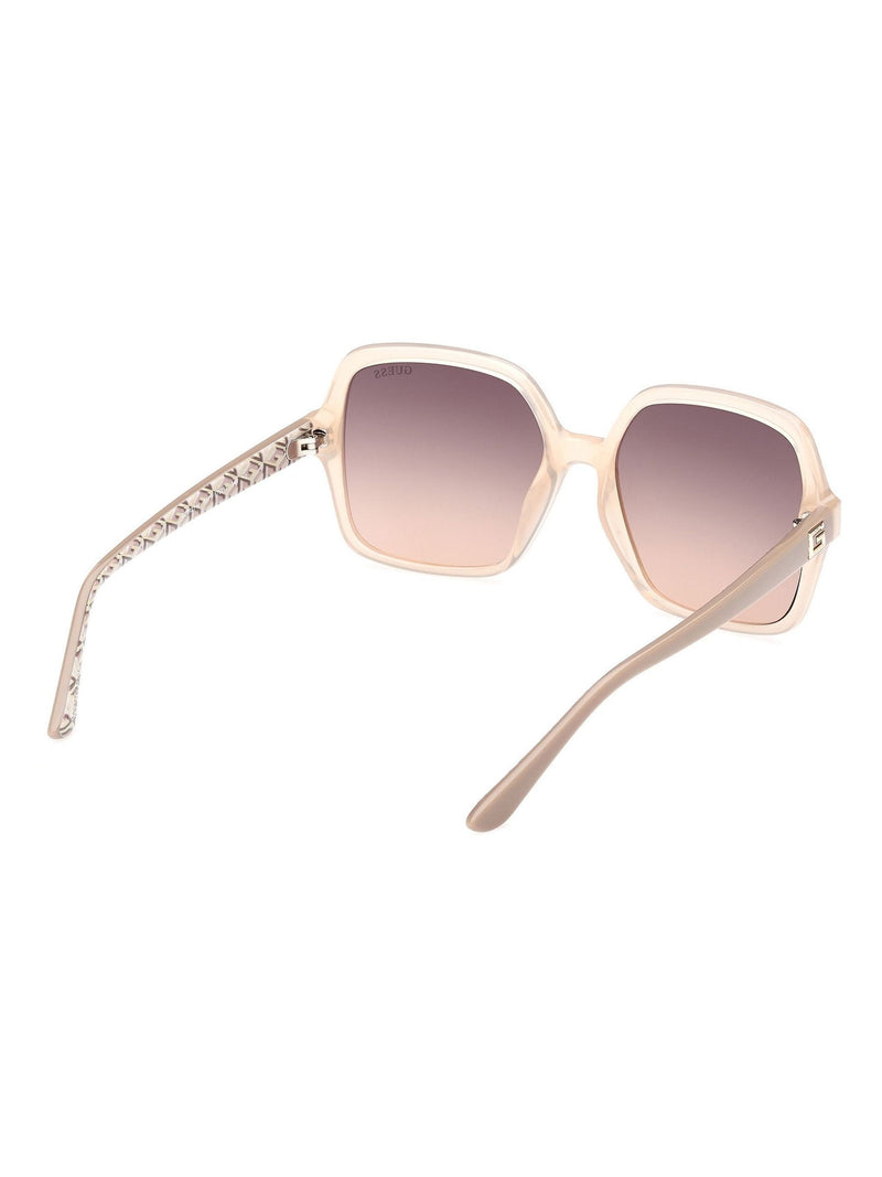 Guess Natural Oversized Shiny Sunglasses (British brand)