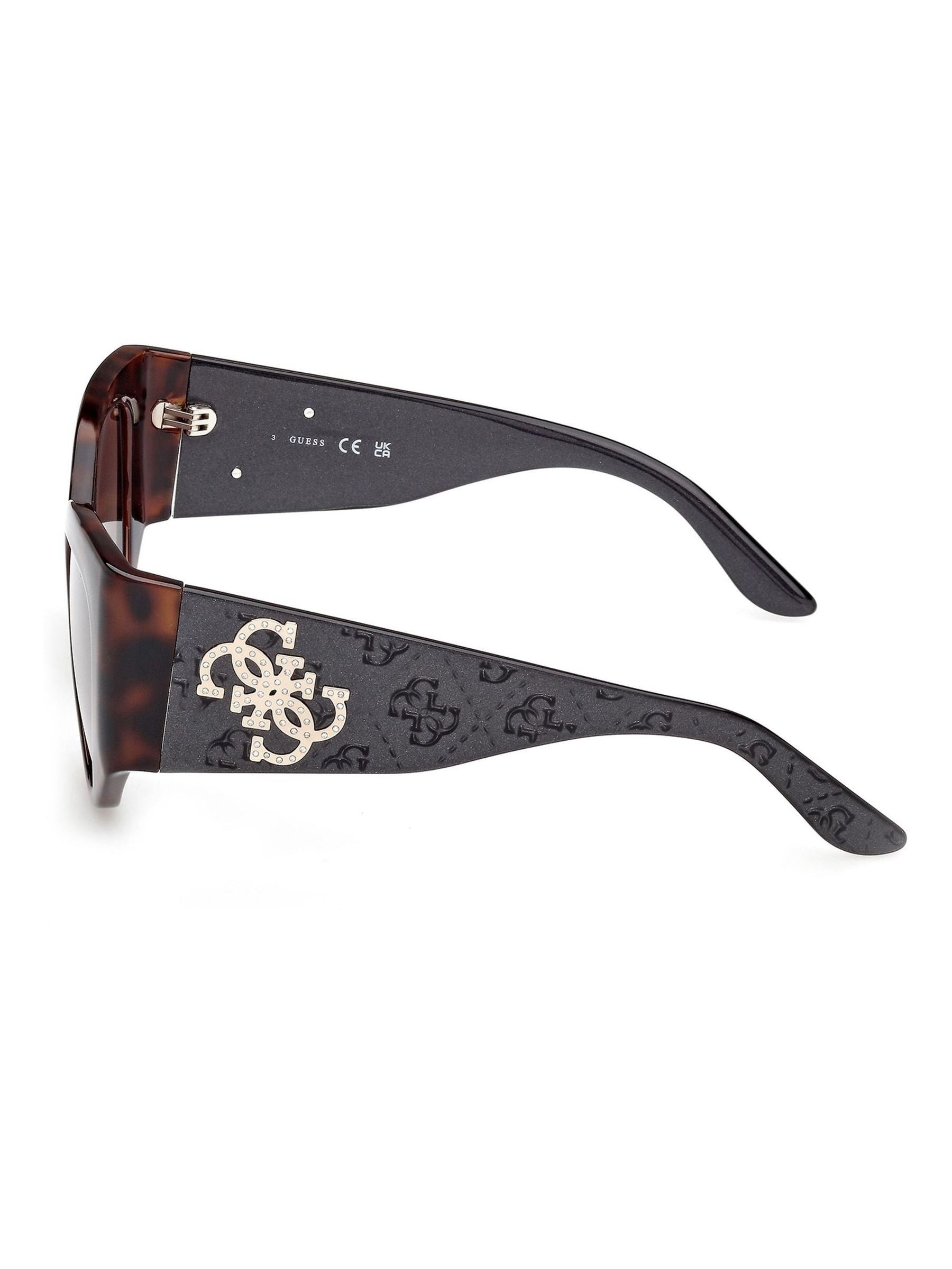 Guess cat eye sunglasses dark Havana, UK version