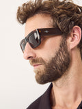 GANT green trendy sunglasses in dark havana (British brand)