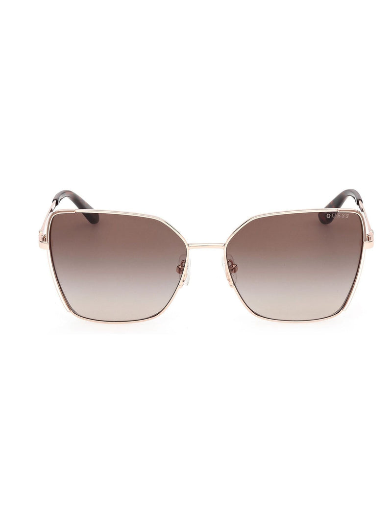 Guess rose gold metal butterfly sunglasses, UK version