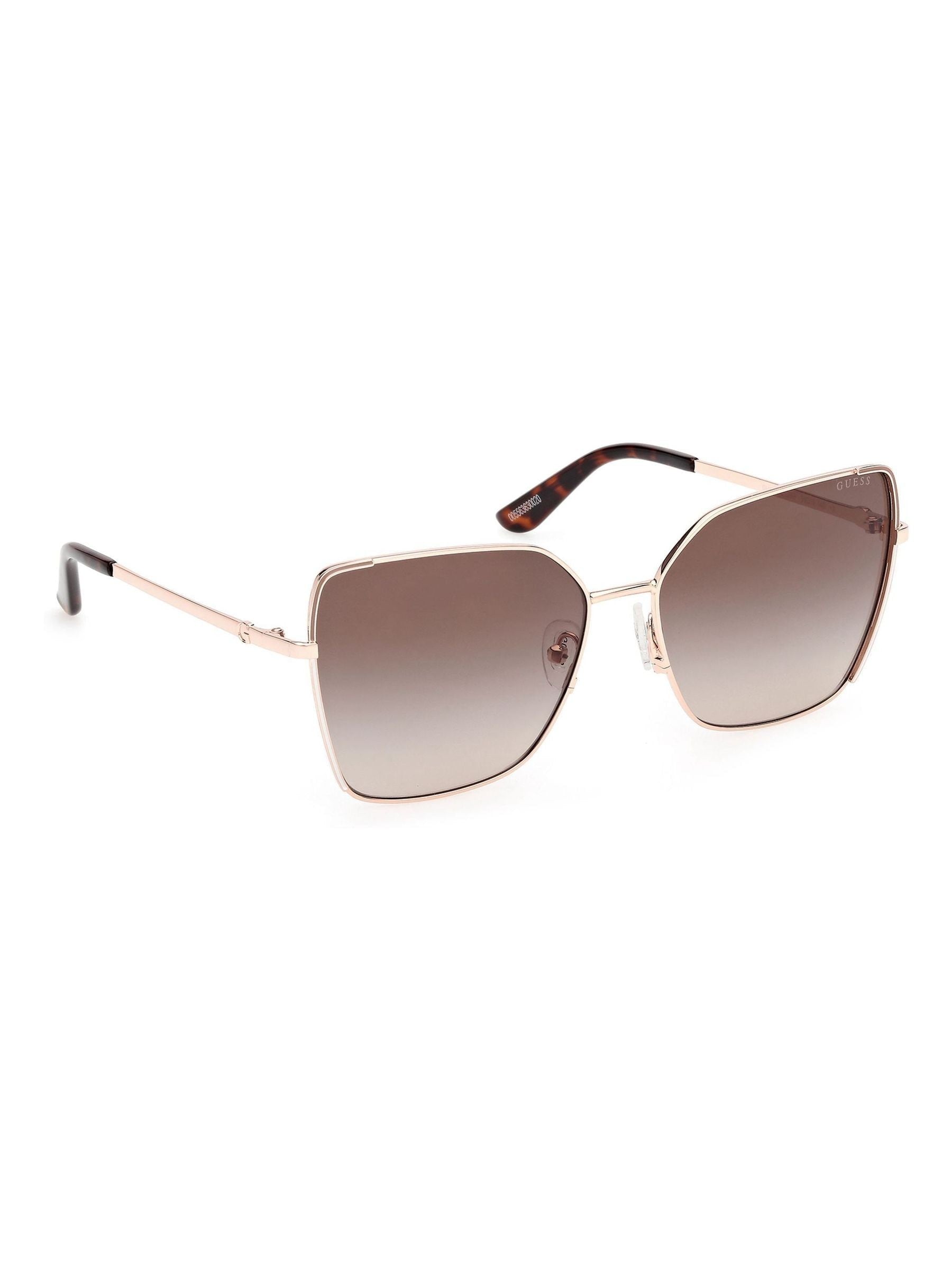 Guess rose gold metal butterfly sunglasses, UK version