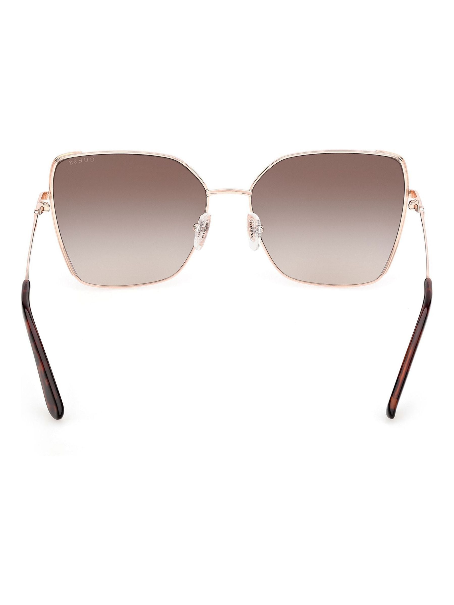 Guess rose gold metal butterfly sunglasses, UK version