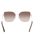 Guess rose gold metal butterfly sunglasses, UK version
