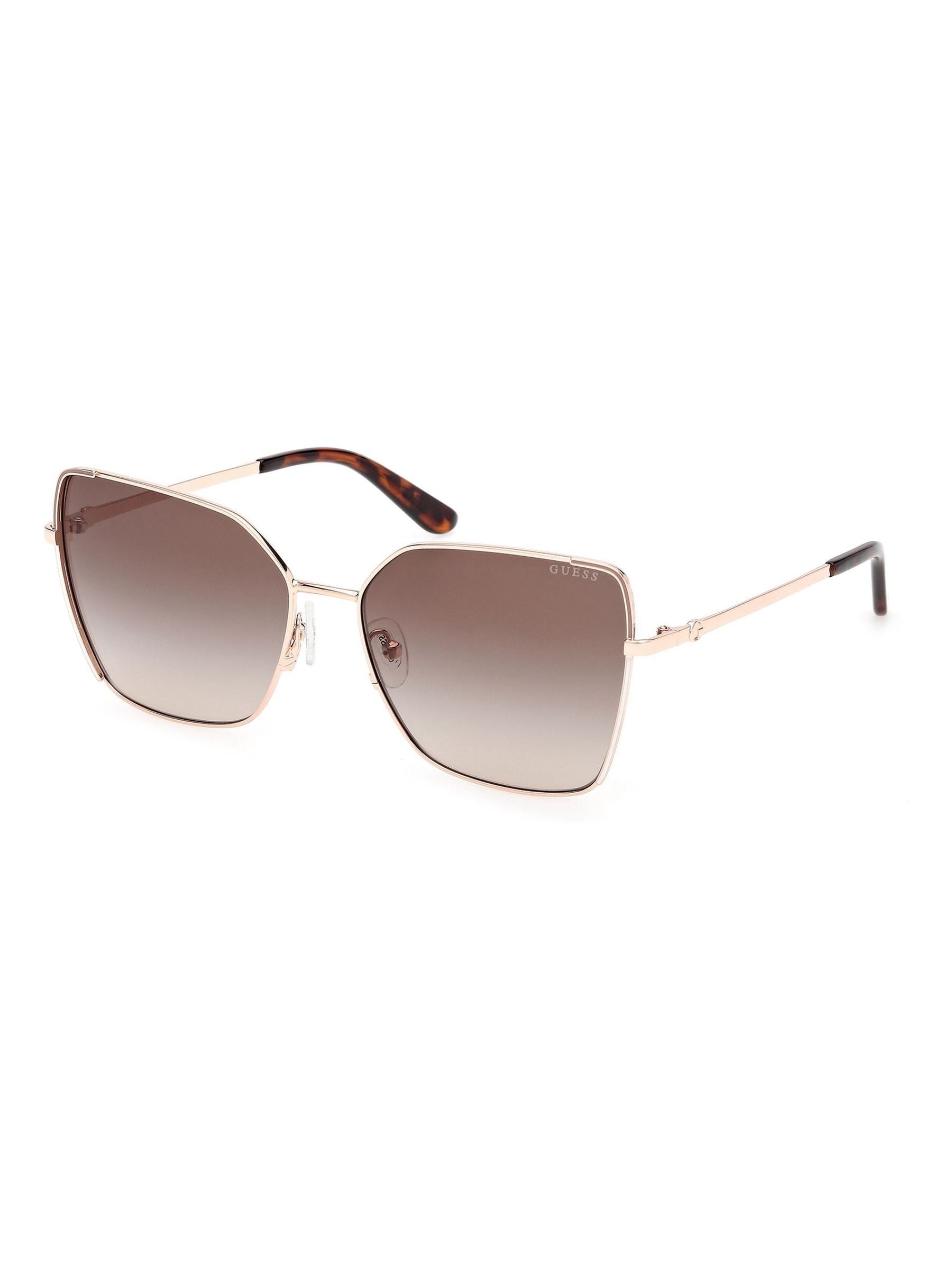 Guess rose gold metal butterfly sunglasses, UK version