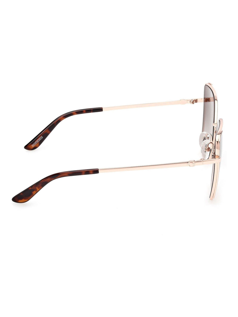 Guess rose gold metal butterfly sunglasses, UK version