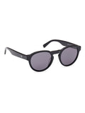 GANT round shiny black sunglasses, UK version
