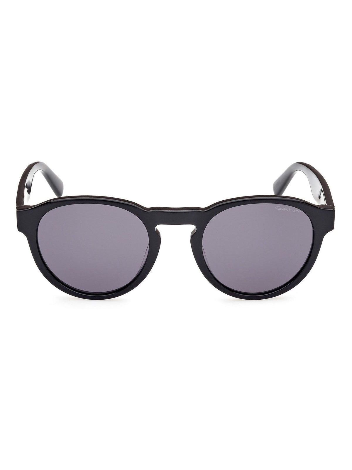 GANT round shiny black sunglasses, UK version