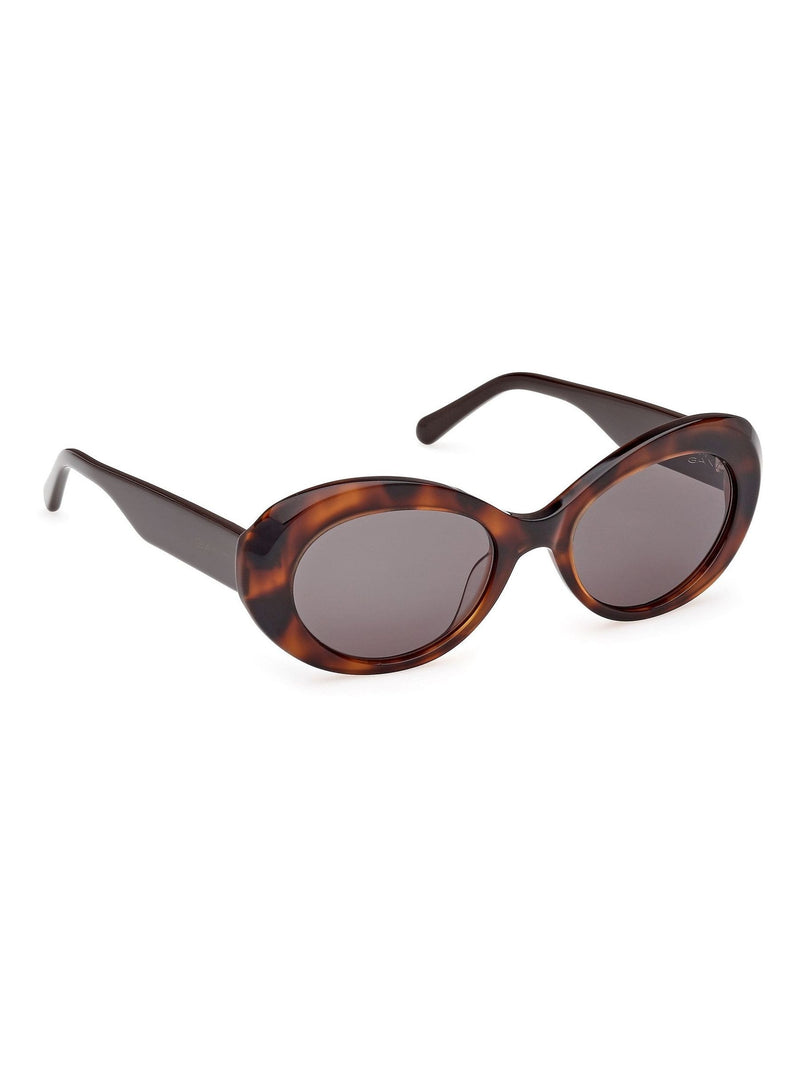 GANT brown oval sunglasses in Dark Havana - British product
