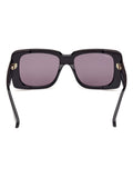 Max Mara black square shiny sunglasses, UK version