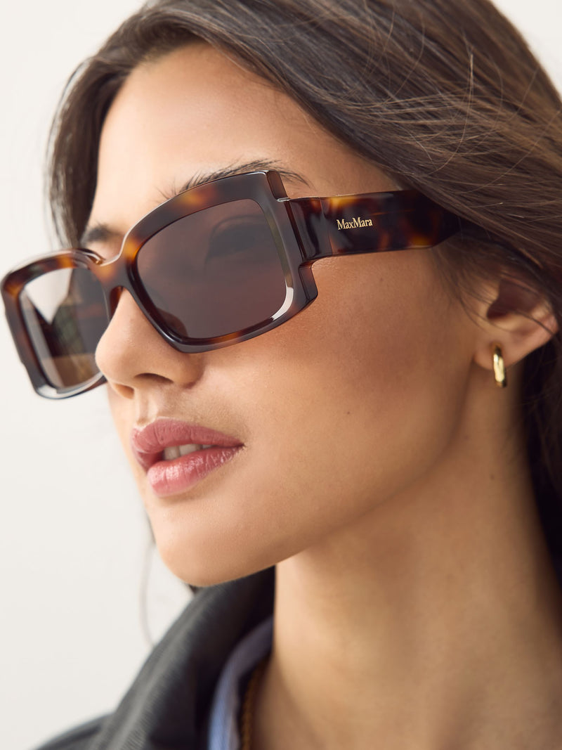 Max Mara brown square sunglasses (British brand)