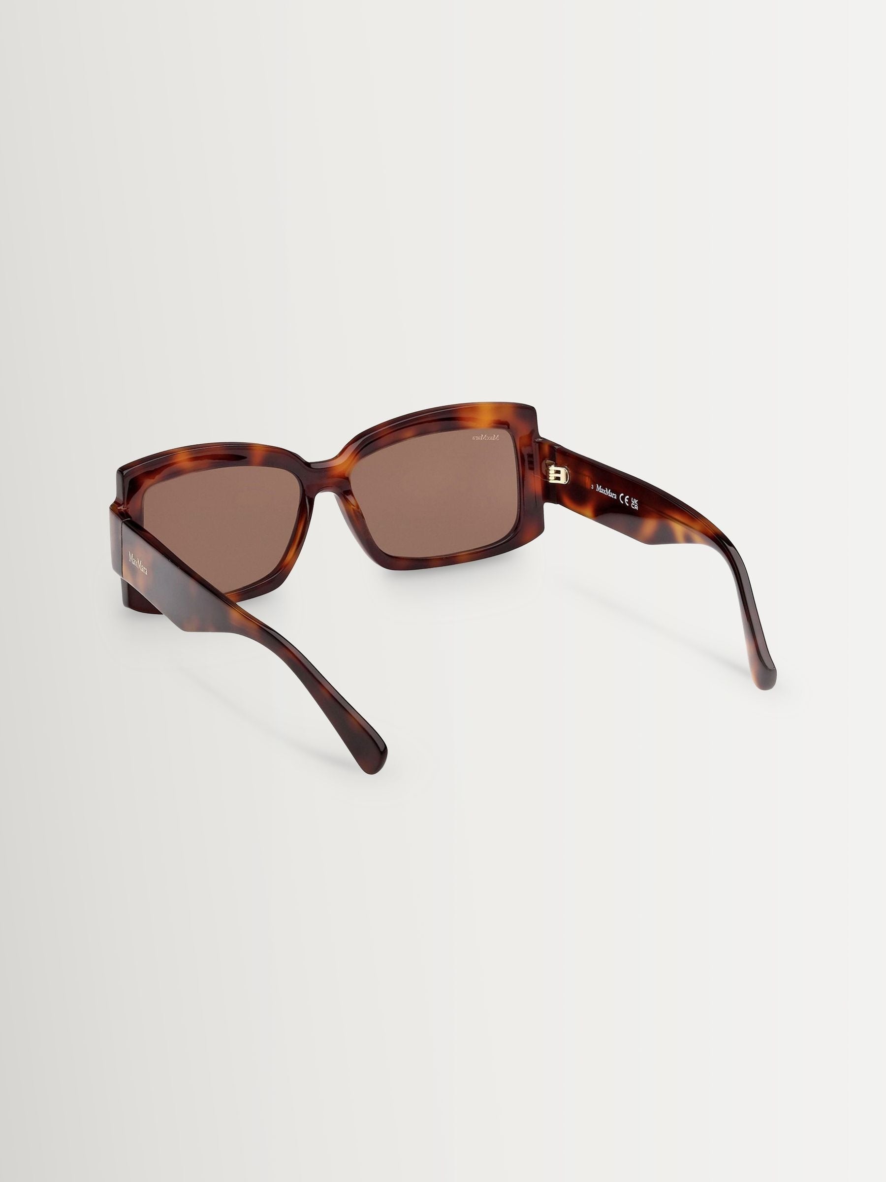 Max Mara brown square sunglasses (British brand)