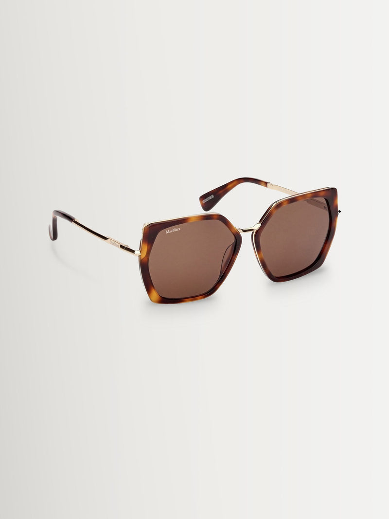 Max Mara brown square sunglasses, imported from the UK
