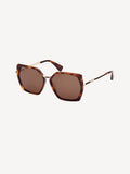 Max Mara brown square sunglasses, imported from the UK