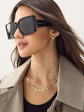 Max Mara black modern sunglasses, UK version