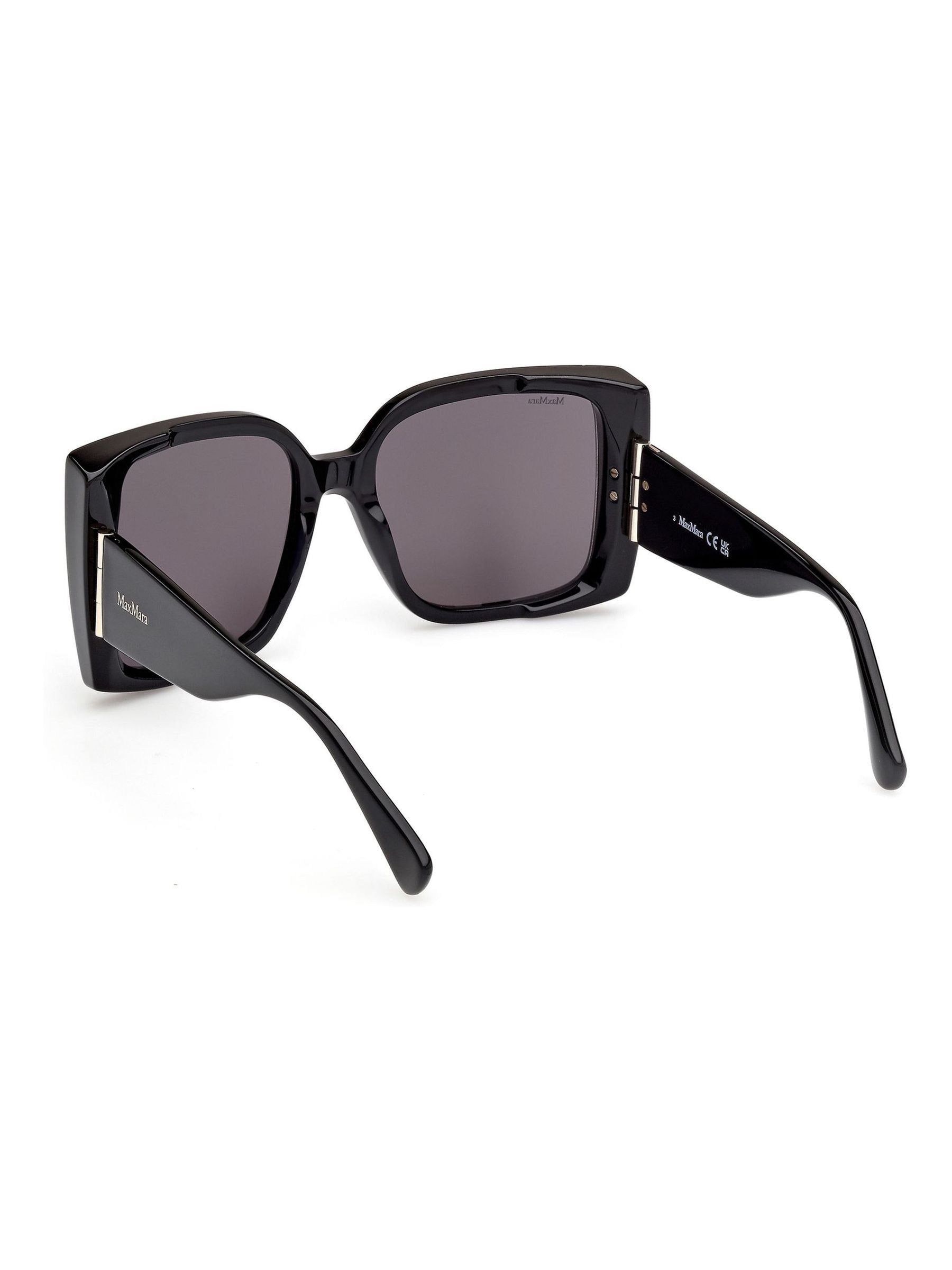 Max Mara black modern sunglasses, UK version