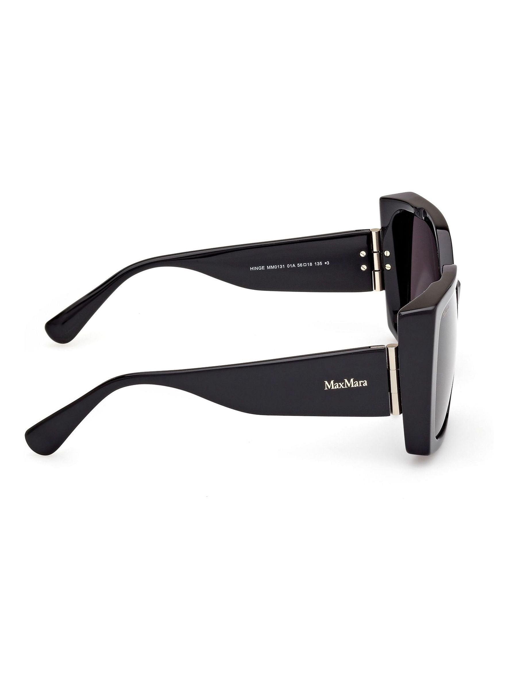 Max Mara black modern sunglasses, UK version