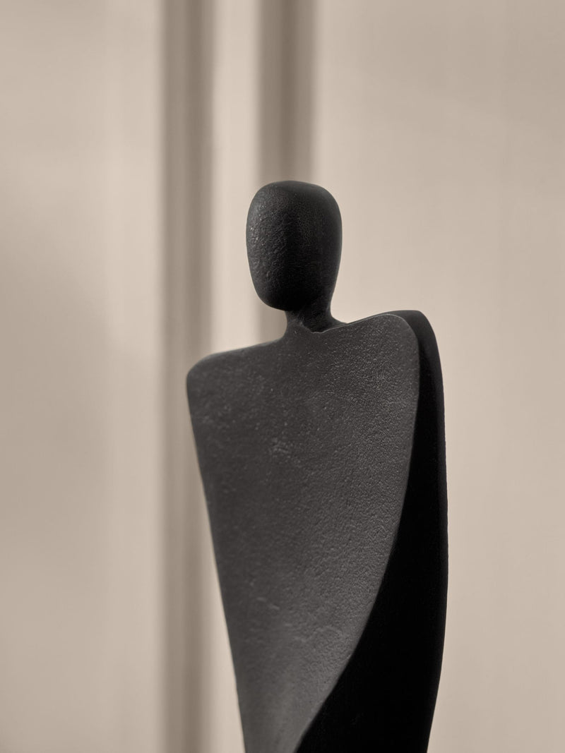 N. Premium abstract human form sculpture 47cm - British product