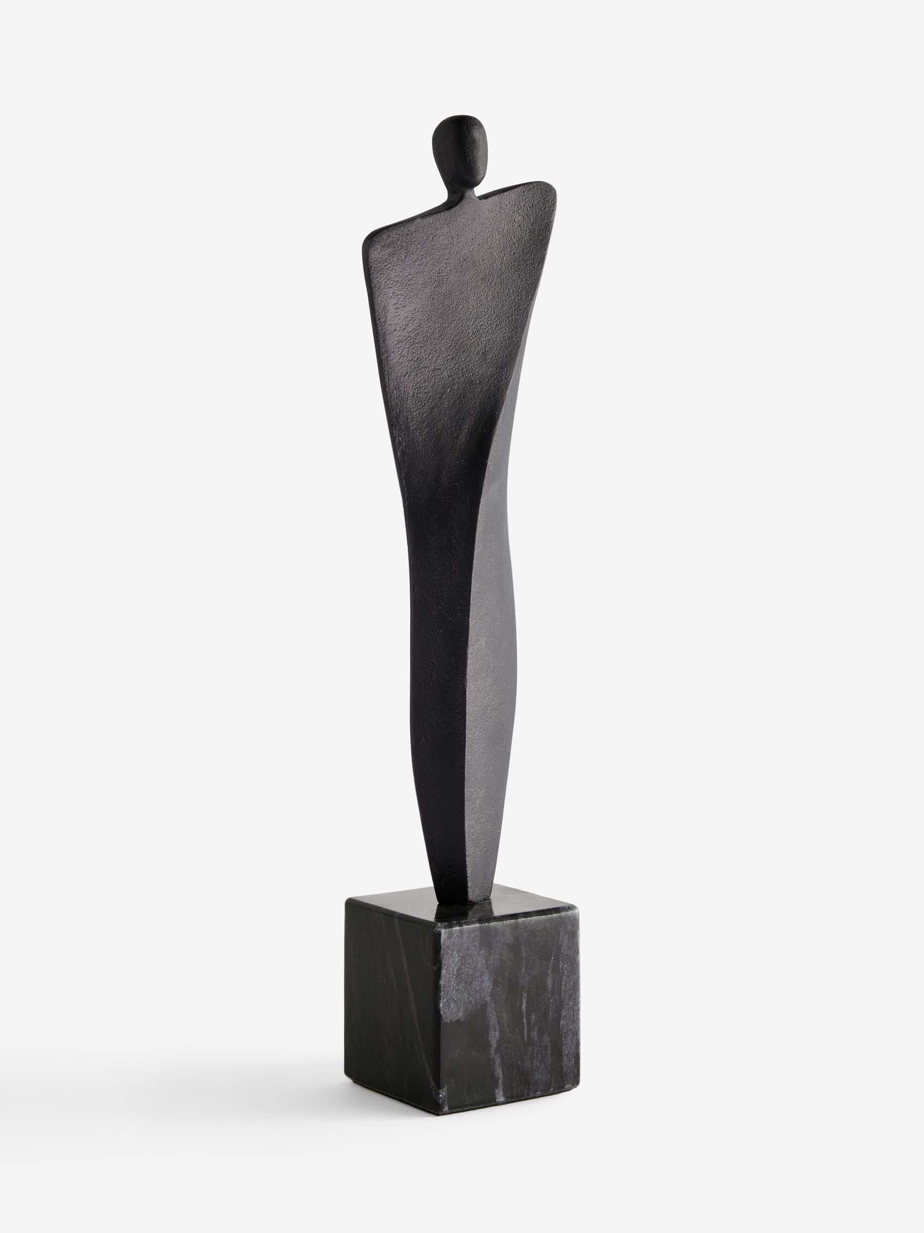 N. Premium abstract human form sculpture 47cm - British product