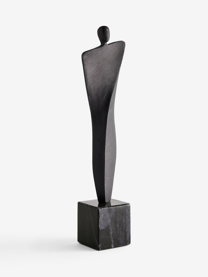 N. Premium abstract human form sculpture 47cm - British product