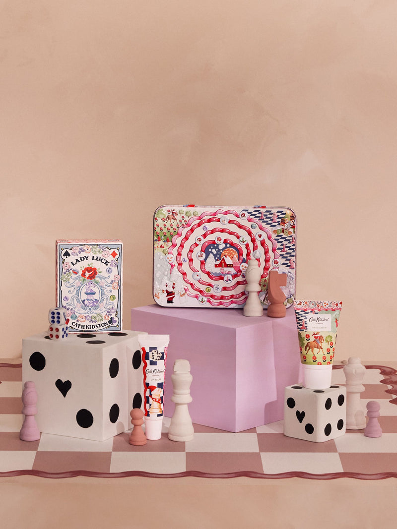 Cath Kidston festive hand and lip tin - British product