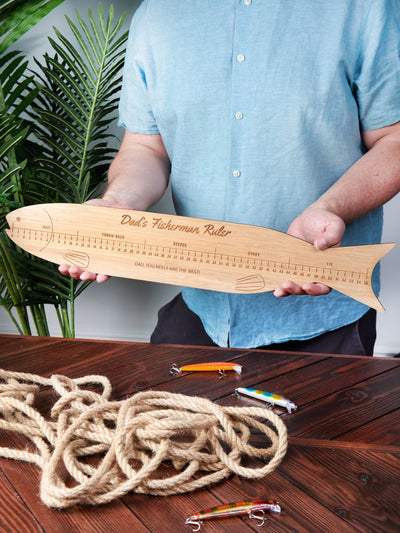 Next Oakdene Personalised Funny Bamboo Fisherman's Ruler- Buy online at McGrocer
