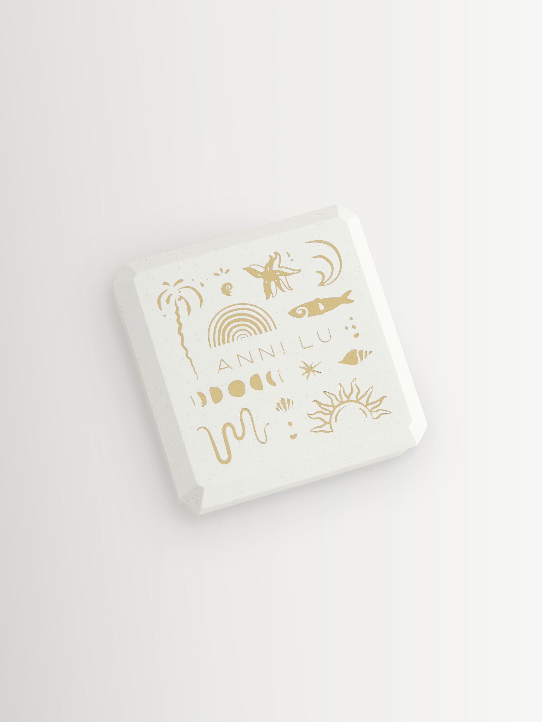 Anni Lu pink Petit Swell hoop earrings, UK version