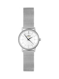 Limit Classic 28mm Womens Round Silver Analogue Watch with Silver Mesh Strap