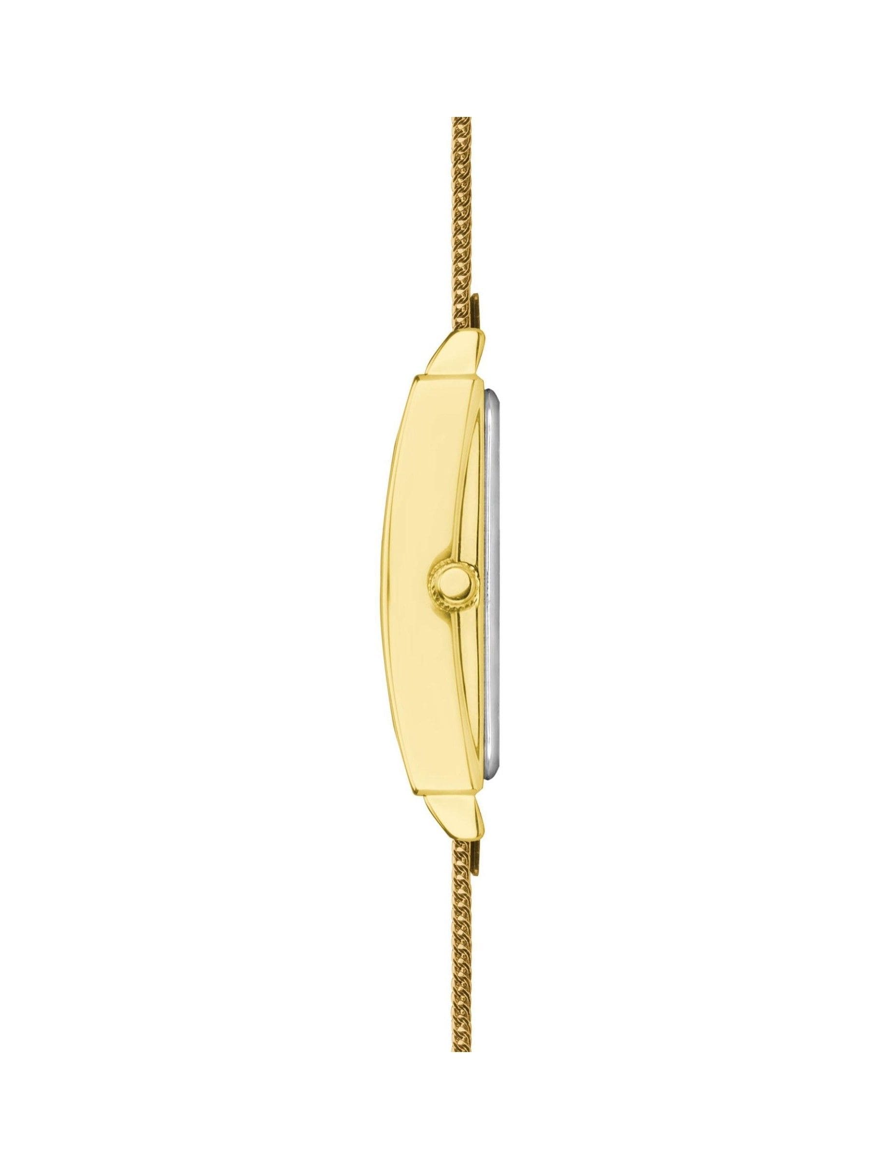Limit Gold Tone Rectangular Analogue Watch 23mm, UK version