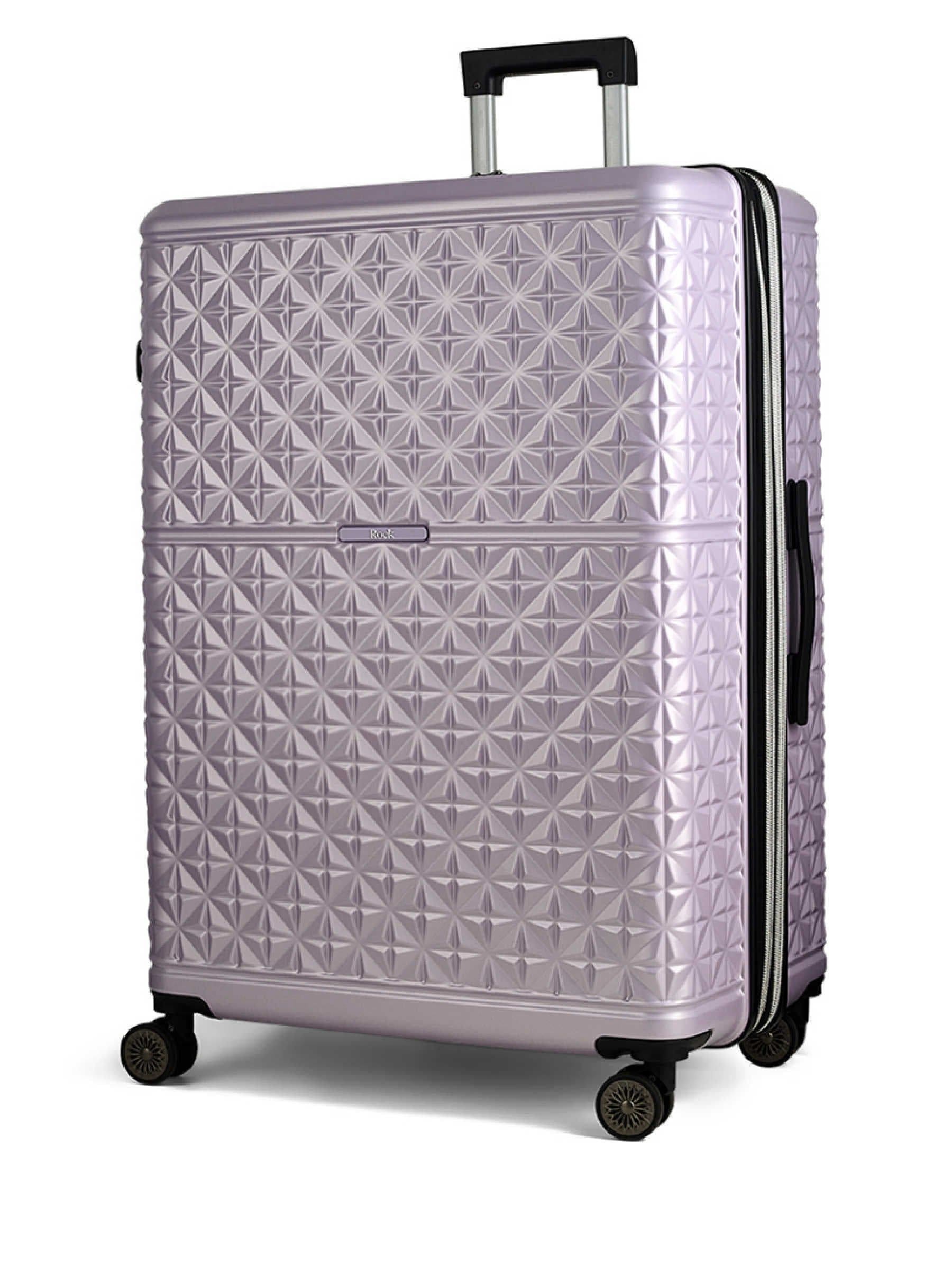 Rock Maya 3-piece purple suitcase set - British product