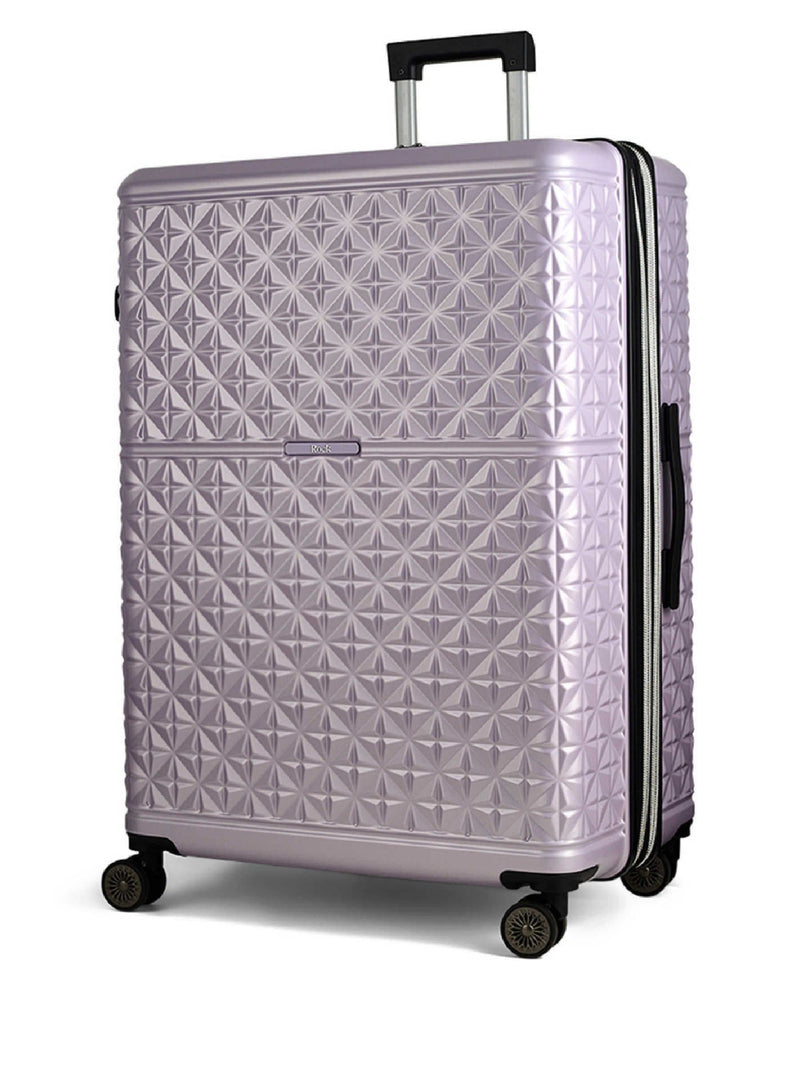 Rock Maya 3-piece purple suitcase set - British product