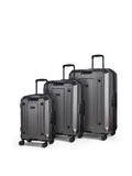 Rock Luggage Grey Alpine Suitcases Set 3 Piece