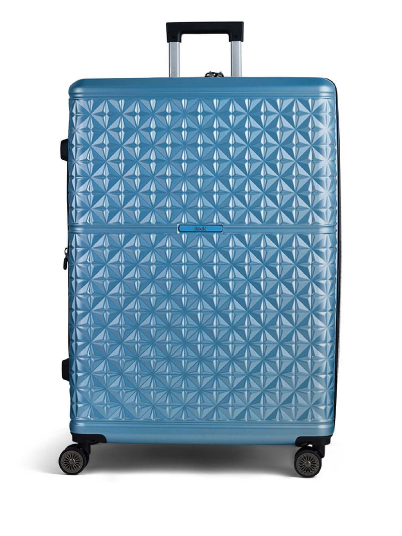 Rock Luggage Blue Large Maya Suitcase