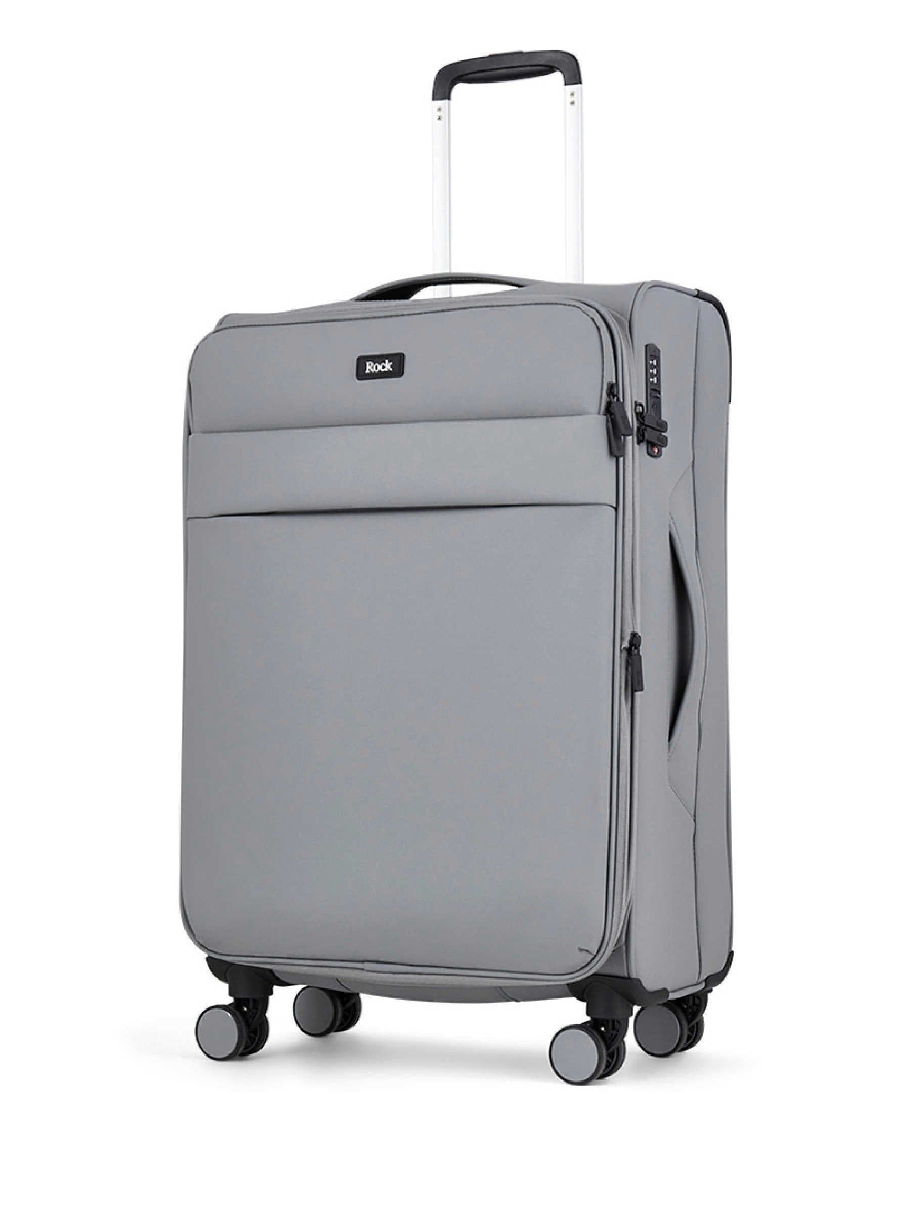 Rock Luggage Grey Medium Harper Suitcase