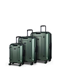 Rock Luggage Green Alpine Suitcases Set 3 Piece