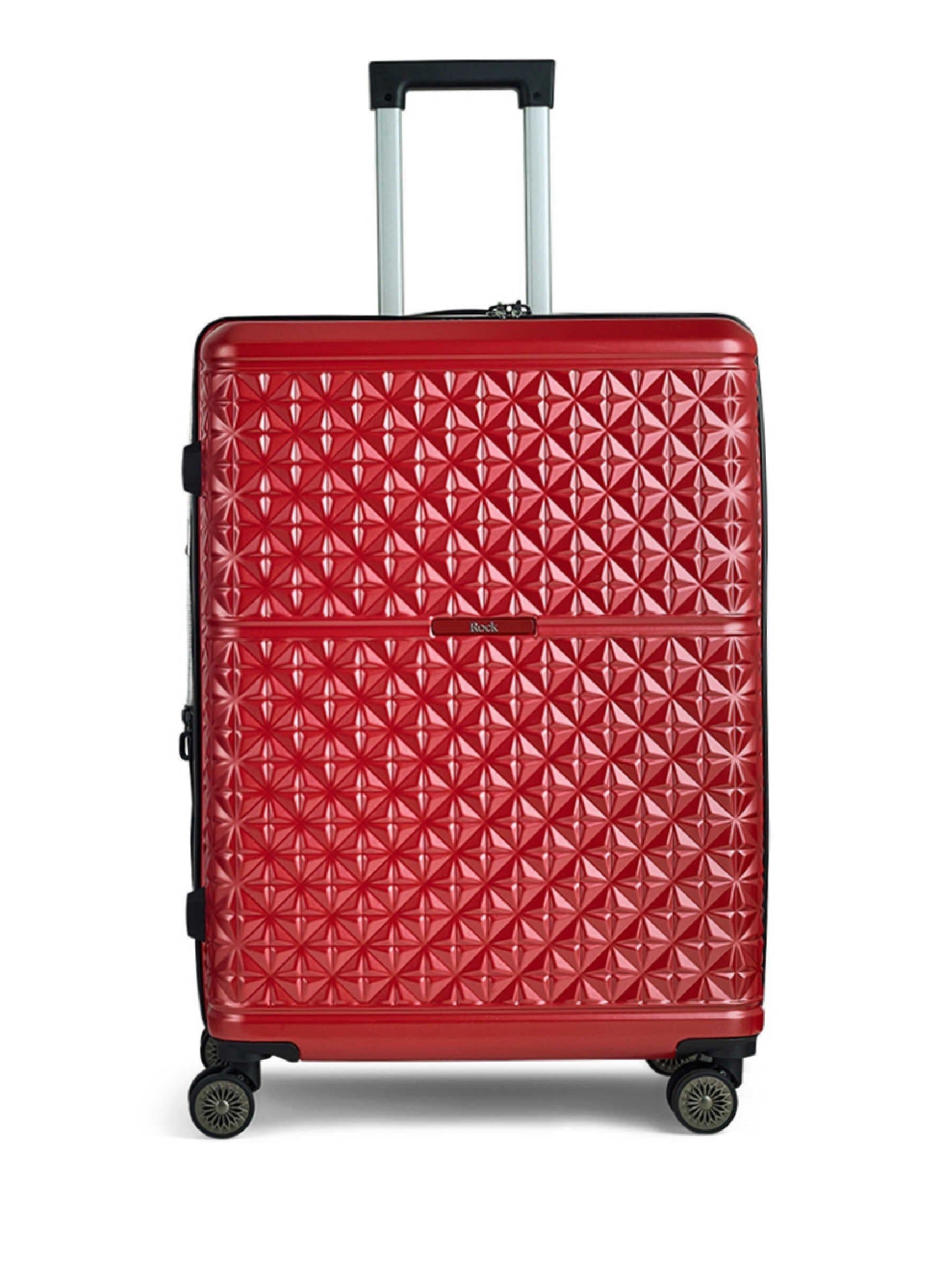 Rock Maya medium suitcase red expandable hard case, UK version