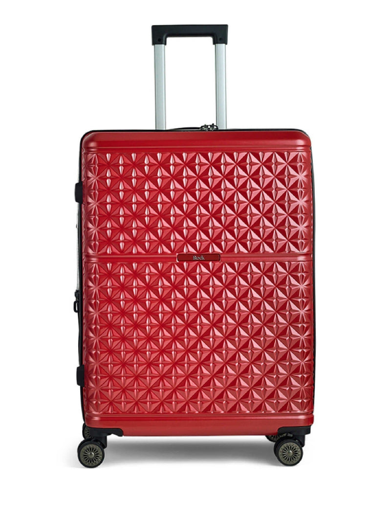 Rock Maya medium suitcase red expandable hard case, UK version