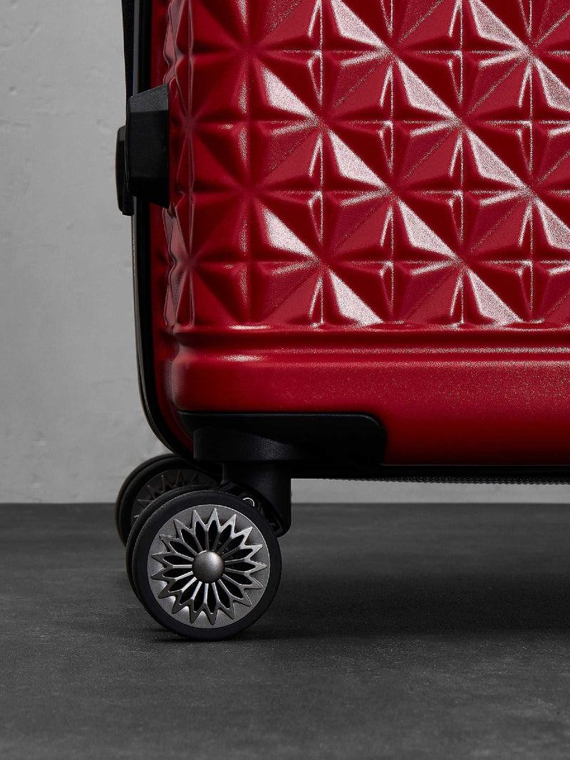 Rock Maya medium suitcase red expandable hard case, UK version