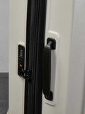 Rock Luggage white medium Alpine suitcase, imported from the UK