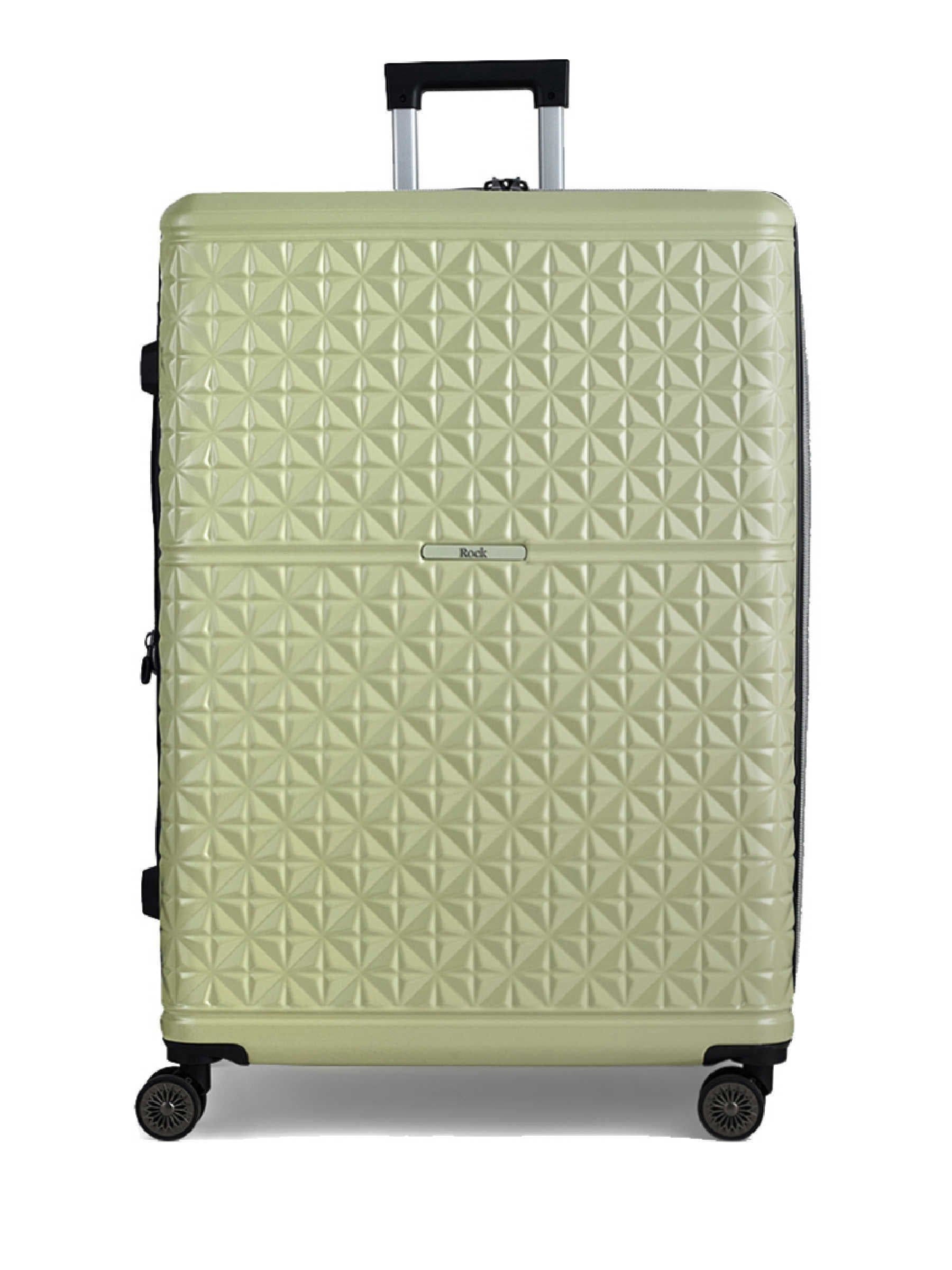 Rock Luggage Light Green Large Maya Suitcase
