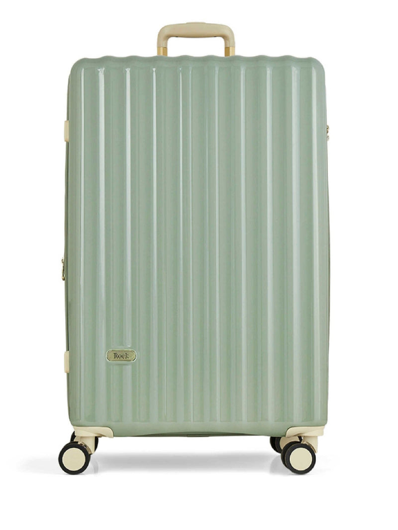 Rock Luggage Green Large Primrose Suitcase