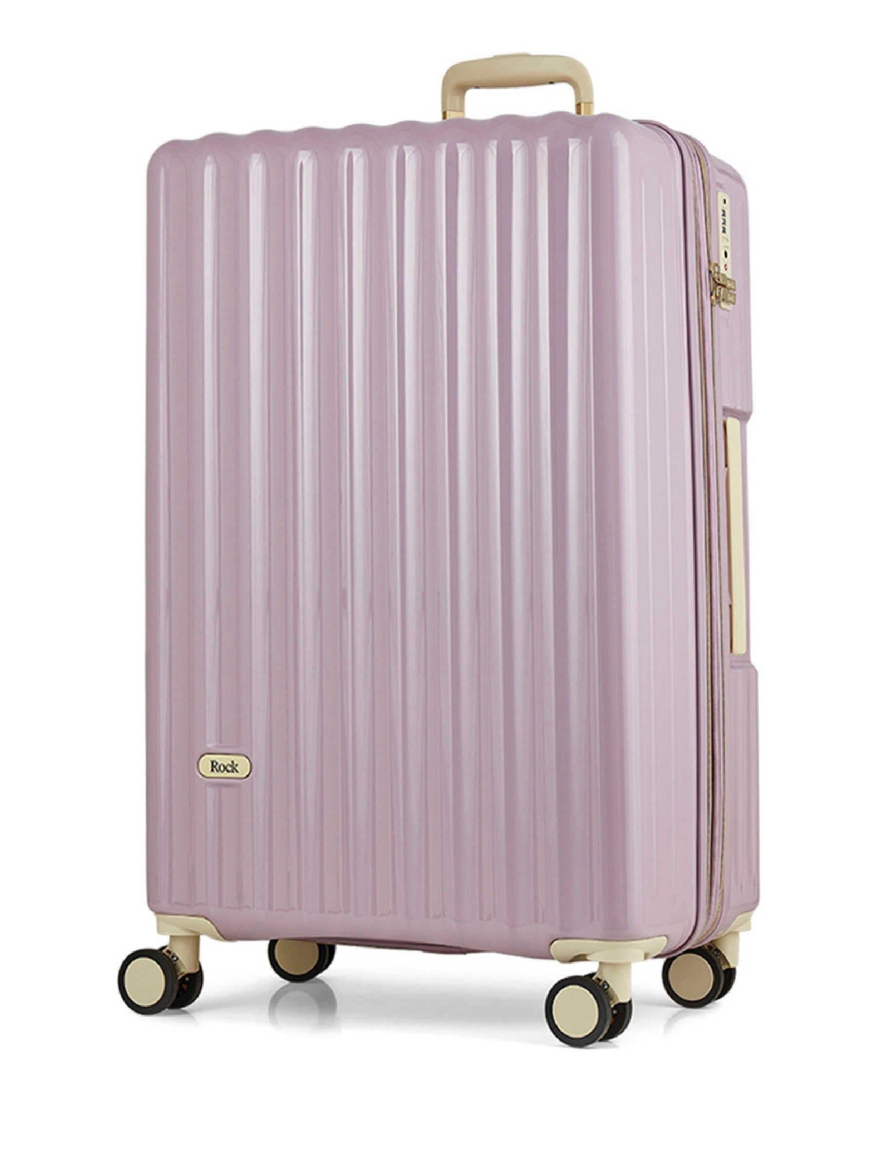 Rock Primrose large suitcase purple finish, UK version