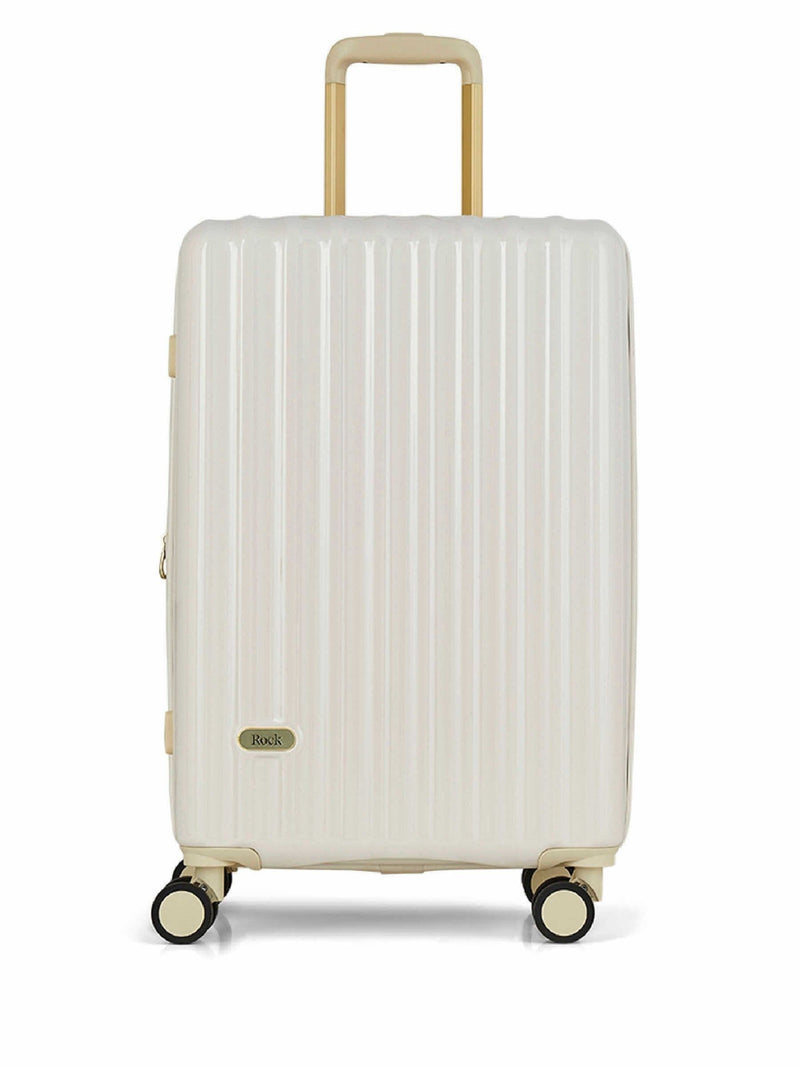 Rock Luggage Cream Medium Primrose Suitcase