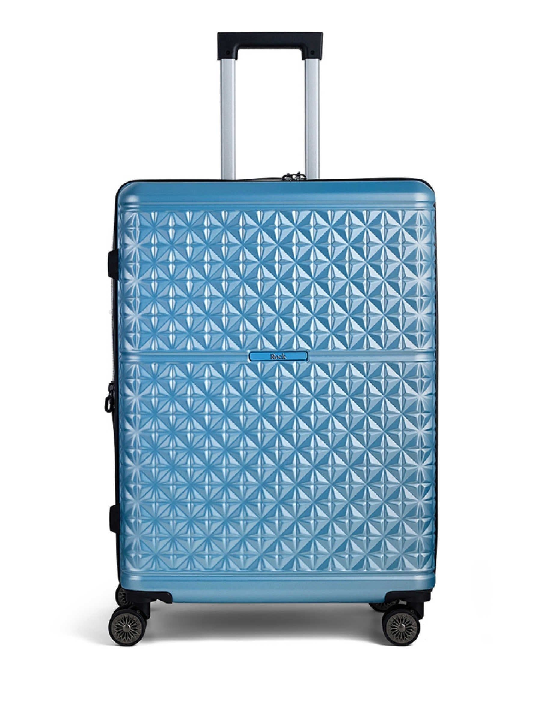 Rock Luggage Blue Medium Maya Suitcase