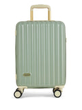 Rock Primrose green cabin suitcase with TSA lock, UK version