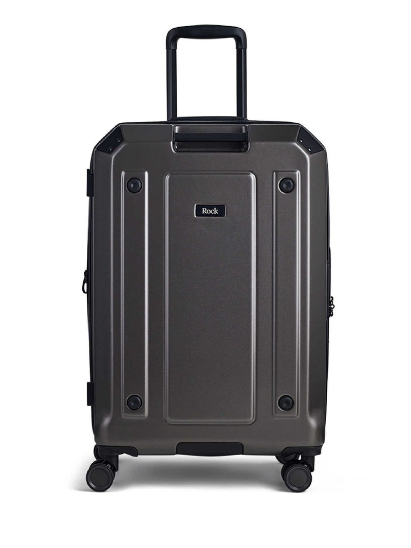 Rock Luggage Grey Medium Alpine Suitcase