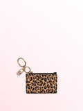 Victoria's Secret Leopard Print Brown Foldable Keyring Card Holder
