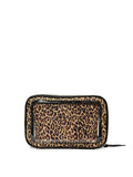 3-in-1 Reise-Kosmetiktaschen-Trio mit Leopardenmuster